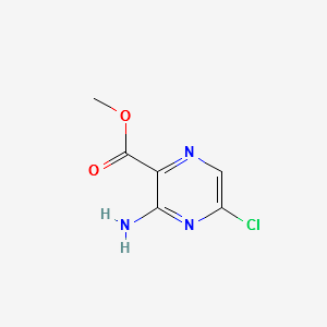 METHYL 3-AMINO-5-CHLOROPYRAZINE-2-CARBOXYLATE structure, CAS 28643-16-5
