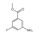 METHYL 3-AMINO-5-FLUOROBENZOATE structure, CAS 884497-46-5
