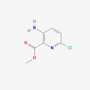 METHYL 3-AMINO-6-CHLOROPICOLINATE structure, CAS 866807-26-3