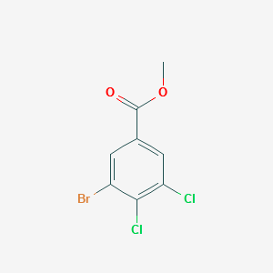 METHYL 3-BROMO-4,5-DICHLOROBENZOATE structure, CAS 1160574-77-5