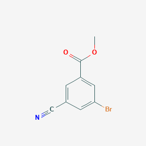 METHYL 3-BROMO-5-CYANOBENZOATE structure, CAS 453566-15-9