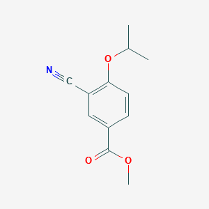 METHYL 3-CYANO-4-ISOPROPOXYBENZOATE structure, CAS 213598-11-9