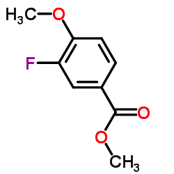 METHYL 3-FLUORO-4-METHOXYBENZOATE structure, CAS 369-30-2