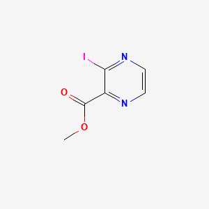 METHYL 3-IODOPYRAZINE-2-CARBOXYLATE structure, CAS 173290-17-0