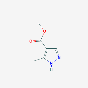 METHYL 3-METHYL-1H-PYRAZOLE-4-CARBOXYLATE structure, CAS 23170-45-8