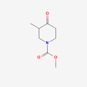 METHYL 3-METHYL-4-OXOPIPERIDINE-1-CARBOXYLATE structure, CAS 31633-72-4
