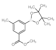 METHYL 3-METHYL-5-(4,4,5,5-TETRAMETHYL-1,3,2-DIOXABOROLAN-2-YL)BENZOATE structure, CAS 929626-17-5