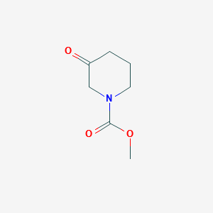 METHYL 3-OXOPIPERIDINE-1-CARBOXYLATE structure, CAS 61995-18-4