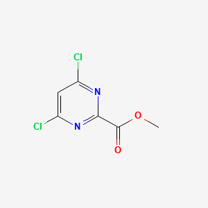 METHYL 4,6-DICHLOROPYRIMIDINE-2-CARBOXYLATE structure, CAS 811450-22-3
