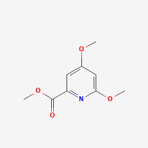 METHYL 4,6-DIMETHOXYPICOLINATE structure, CAS 65873-70-3