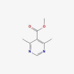 METHYL 4,6-DIMETHYLPYRIMIDINE-5-CARBOXYLATE structure, CAS 832090-44-5