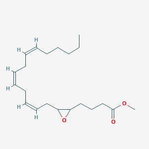 METHYL 4-(3-((2Z,5Z,8Z)-TETRADECA-2,5,8-TRIEN-1-YL)OXIRAN-2-YL)BUTANOATE structure, CAS 122799-12-6