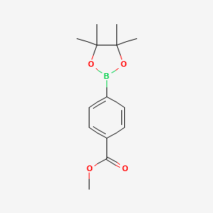 METHYL 4-(4,4,5,5-TETRAMETHYL-1,3,2-DIOXABOROLAN-2-YL)BENZOATE structure, CAS 17136-80-0