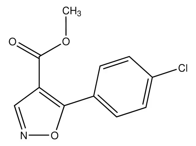 METHYL 4-(4-CHLOROPHENYL)ISOXAZOLE-5-CARBOXYLATE structure, CAS 1072944-87-6