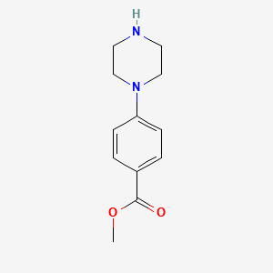METHYL 4-(PIPERAZIN-1-YL)BENZOATE structure, CAS 163210-97-7