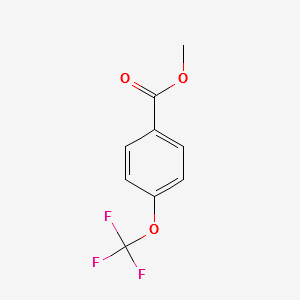 METHYL 4-(TRIFLUOROMETHOXY)BENZOATE structure, CAS 780-31-4