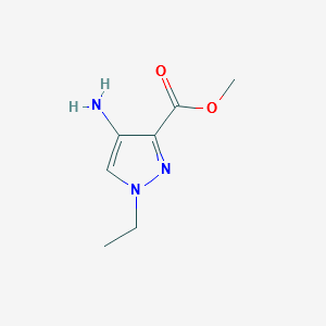 METHYL 4-AMINO-1-ETHYL-1H-PYRAZOLE-3-CARBOXYLATE structure, CAS 923283-58-3