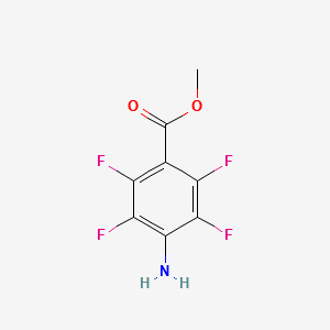 METHYL 4-AMINO-2,3,5,6-TETRAFLUOROBENZOATE structure, CAS 715-37-7