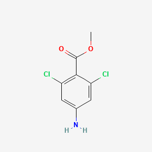 METHYL 4-AMINO-2,6-DICHLOROBENZOATE structure, CAS 232275-49-9
