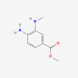 METHYL 4-AMINO-3-(METHYLAMINO)BENZOATE structure, CAS 616224-38-5