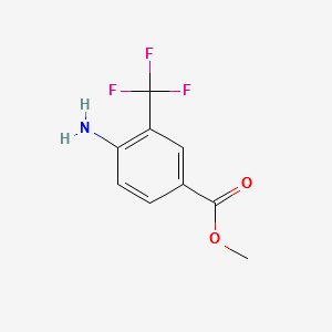 METHYL 4-AMINO-3-(TRIFLUOROMETHYL)BENZOATE structure, CAS 167760-75-0