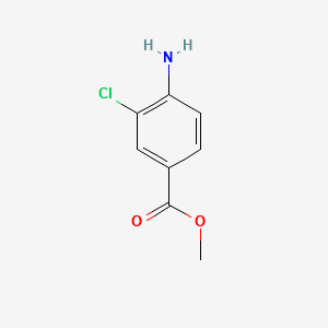 METHYL 4-AMINO-3-CHLOROBENZOATE structure, CAS 84228-44-4