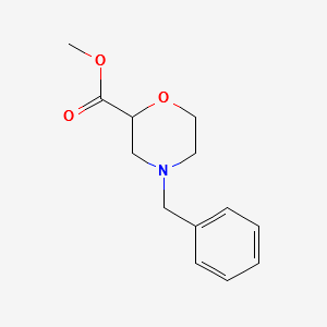 METHYL 4-BENZYLMORPHOLINE-2-CARBOXYLATE structure, CAS 135782-29-5