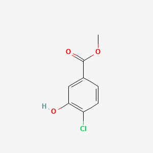 METHYL 4-CHLORO-3-HYDROXYBENZOATE structure, CAS 166272-81-7