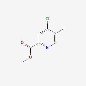 METHYL 4-CHLORO-5-METHYLPICOLINATE structure, CAS 1104455-41-5
