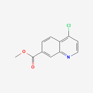 METHYL 4-CHLOROQUINOLINE-7-CARBOXYLATE structure, CAS 178984-69-5