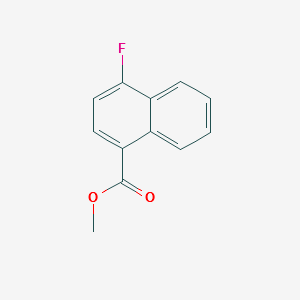METHYL 4-FLUORO-1-NAPHTHOATE structure, CAS 13772-56-0