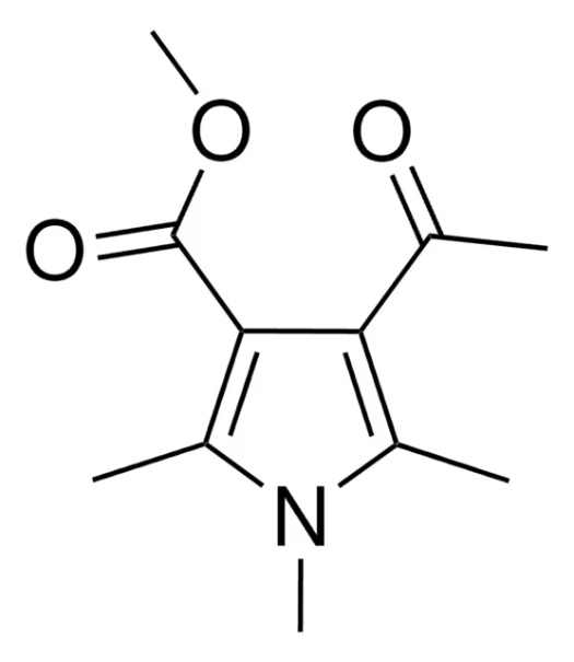 METHYL 4-FORMYL-1,2,5-TRIMETHYL-1H-PYRROLE-3-CARBOXYLATE structure, CAS 175276-49-0