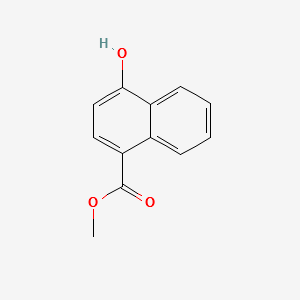 METHYL 4-HYDROXY-1-NAPHTHOATE structure, CAS 13041-63-9