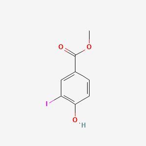 METHYL 4-HYDROXY-3-IODOBENZOATE structure, CAS 15126-06-4