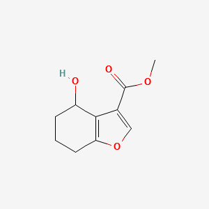 METHYL 4-HYDROXY-4,5,6,7-TETRAHYDROBENZOFURAN-3-CARBOXYLATE structure, CAS 832721-34-3