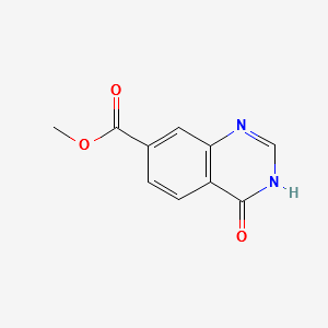METHYL 4-HYDROXYQUINAZOLINE-7-CARBOXYLATE structure, CAS 313535-84-1