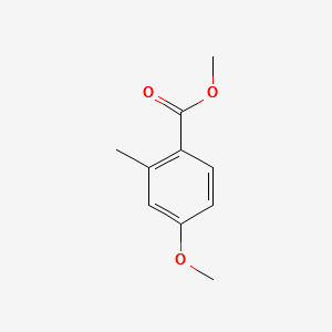 METHYL 4-METHOXY-2-METHYLBENZOATE structure, CAS 35598-05-1