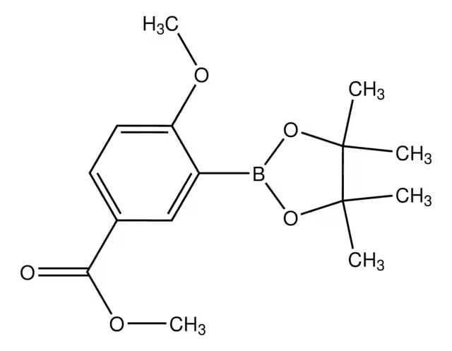 METHYL 4-METHOXY-3-(4,4,5,5-TETRAMETHYL-1,3,2-DIOXABOROLAN-2-YL)BENZOATE structure, CAS 269410-10-8
