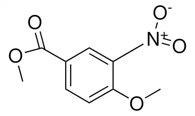 METHYL 4-METHOXY-3-NITROBENZOATE structure, CAS 40757-20-8