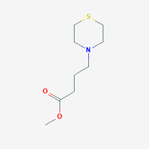 METHYL 4-THIOMORPHOLINOBUTANOATE structure, CAS 443796-04-1