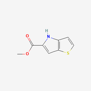 METHYL 4H-THIENO[3,2-B]PYRROLE-5-CARBOXYLATE structure, CAS 82782-85-2