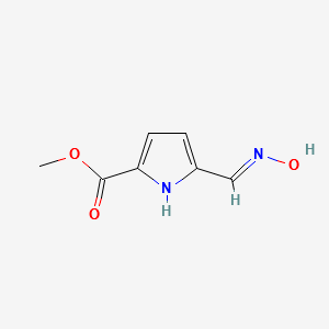 METHYL 5-((HYDROXYIMINO)METHYL)-1H-PYRROLE-2-CARBOXYLATE structure, CAS 263382-26-9