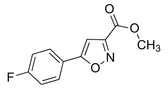 METHYL 5-(4-HYDROXYPHENYL)ISOXAZOLE-3-CARBOXYLATE structure, CAS 60640-71-3
