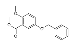 METHYL 5-(BENZYLOXY)-2-METHOXYBENZOATE structure, CAS 52329-04-1