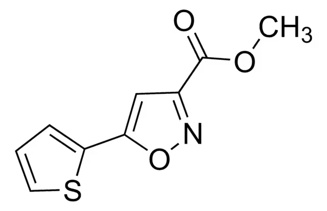 METHYL 5-(THIOPHEN-2-YL)ISOXAZOLE-3-CARBOXYLATE structure, CAS 517870-23-4