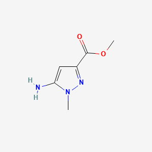 METHYL 5-AMINO-1-METHYL-1H-PYRAZOLE-3-CARBOXYLATE structure, CAS 92406-53-6