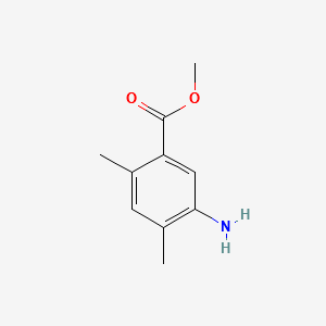 METHYL 5-AMINO-2,4-DIMETHYLBENZOATE structure, CAS 140112-97-6