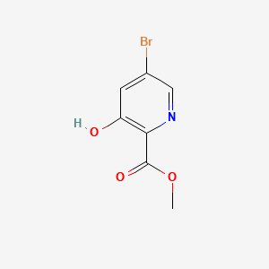 METHYL 5-BROMO-3-HYDROXYPICOLINATE structure, CAS 1242320-57-5
