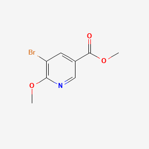 METHYL 5-BROMO-6-METHOXYNICOTINATE structure, CAS 93349-99-6