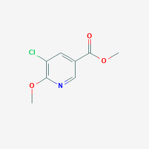 METHYL 5-CHLORO-6-METHOXYNICOTINATE structure, CAS 220656-93-9